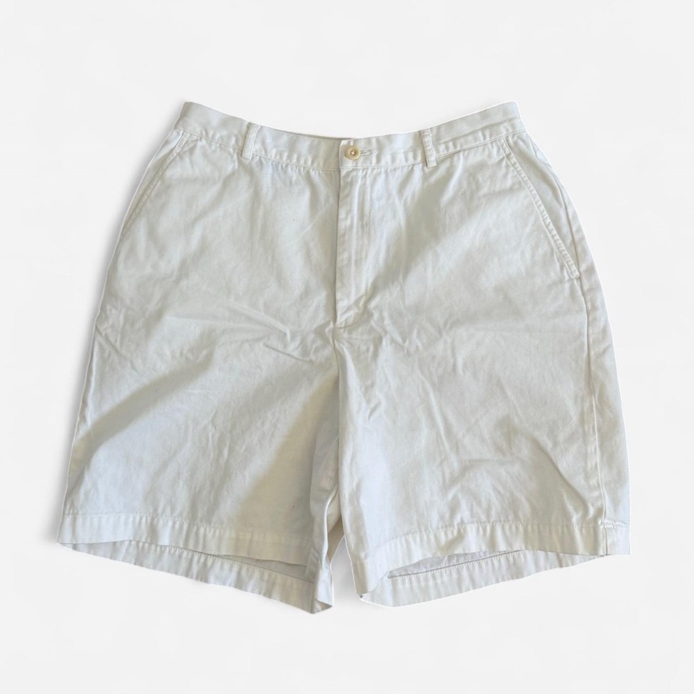 Lands End White Shorts